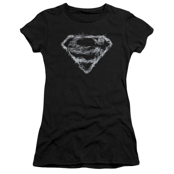 Supermanoking Shield Junior Women's T-Shirt Sheer Black