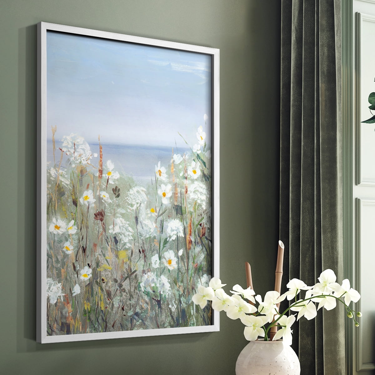 Wild Sea Breeze II Framed Print - Solid Wood in Single Picture Frame Solid Wood 2 Framed Print