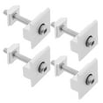 thumbnail image 4 of 4pcs Aluminum Alloy Solar Panel Mid Clamps with Hex Socket Head Cap Bolts and Spring Washer for Solar Panel Mounting Hardware, 4 of 6