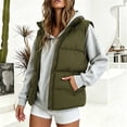 thumbnail image 7 of Edvintorg Womens Lightweight Puffer Vest Stand Collar Zip up Sleeveless Waistcoat Quilted Jackets with Pockets Plus Size, 7 of 7