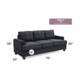 thumbnail image 4 of Glory Furniture Sandridge Sofa in Black Color, 4 of 6
