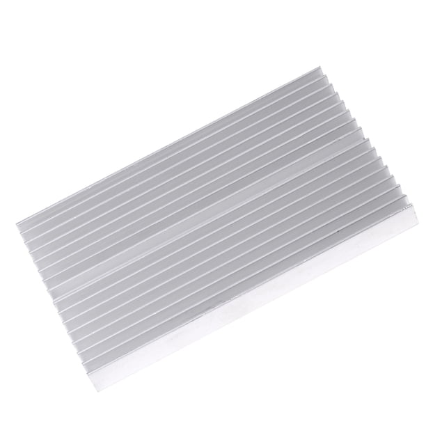 Disipador De Calor De Aluminio, Conjunto De Chips De Disipador De Calor De 100 X 60 X 10 Mm Aleta De Enfriamiento Por Difusión Chip De Disipador De Calor Con Forma De Rejilla De
