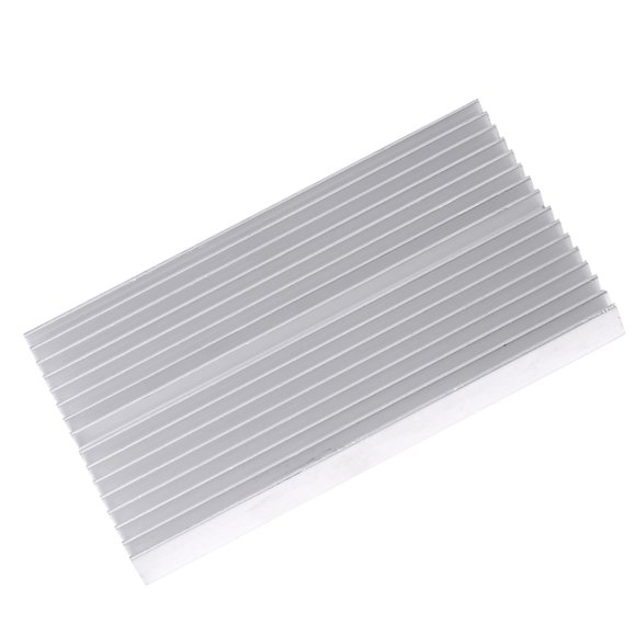 Disipador De Calor De Aluminio, Conjunto De Chips De Disipador De Calor De 100 X 60 X 10 Mm Aleta De Enfriamiento Por Difusión Chip De Disipador De Calor Con Forma De Rejilla De