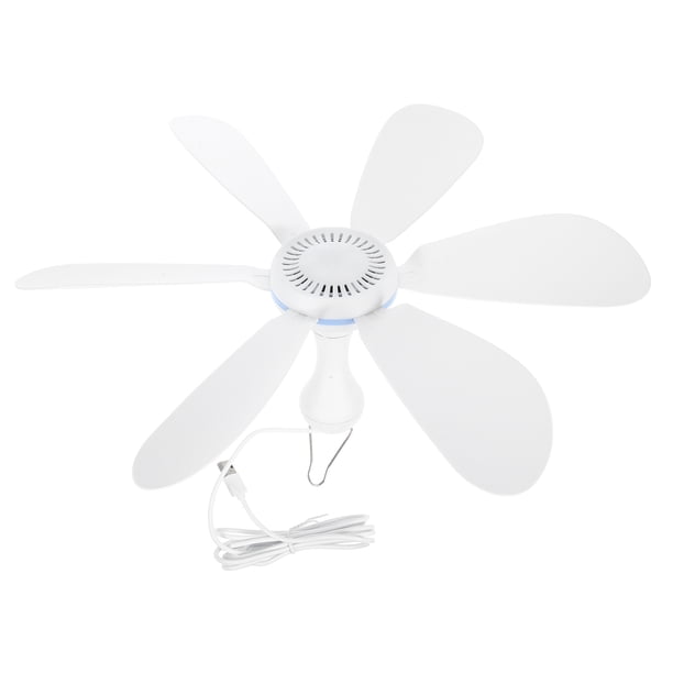 KAKOWELY Ventilador de techo portátil para exteriores, ventilador colgante para tienda de campaña, ventilador colgante USB para acampar al aire libre