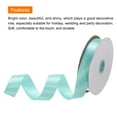 thumbnail image 3 of Uxcell Satin Ribbon Grosgrain Solid Silk Wedding Bouquet Ribbon for Valentine's Day Gift Wrapping Cake Box Bows Sky Blue-1" x 25 Yard, 3 of 7