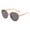 Pink, variant on Only Moment Brown Sunglasses Accessories for Women Polyester Trendy Classic Square 70S 80S 90S Vintage Shades Double Bridge Aviators One Size