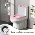 thumbnail image 4 of HELLHERO Music Axolotl Polyester Fabric Toilet Seat Covers & Easy to Install Bathroom Toilet Lid Cover Set & Soft for Gift Fits All Toilet Shapes, 4 of 8