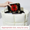 thumbnail image 6 of Ladybird Luxurious Velvet Travel Organizer Box with Removable Compartment - Ideal Gift for Jewelry Lovers, Necklace Holders, 6 of 7