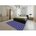 thumbnail image 4 of Ahgly Company Indoor Rectangle Patterned Medium Slate Blue Area Rugs, 8' x 10', 4 of 6