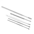 thumbnail image 2 of 5pcs Stainless Steel Multifunction Portable Ear spoon set Ear Wax Removal Pick Spoon Cleaner Tool Kit Set, 2 of 7