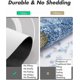 thumbnail image 4 of Bathroom Rug-Bathroom Mat-Bath Mat for Bathroom Non Slip Absorbent Quick Dry Thin Bath Rug-Shower Rug Stain Resistant Easy Care-17"x27" Gray, 4 of 4