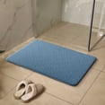 thumbnail image 4 of Fleece Solid Color Entrance Mat Bathroom Slip And Absorbent Mat Bathroom Door Mat Household Use, 4 of 6