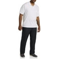 thumbnail image 4 of Big and Tall Essentials by DXL Men's Microfiber Dress Pants, Black, 52W x 34L, 4 of 6