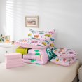 thumbnail image 4 of Erosebridal Pink Rv Car Bedding Queen Size,Cartoon Camper Comforter Sets with Sheets,Camping Room Decorative,Reversible,Ultra Soft,7 Pieces, 4 of 5