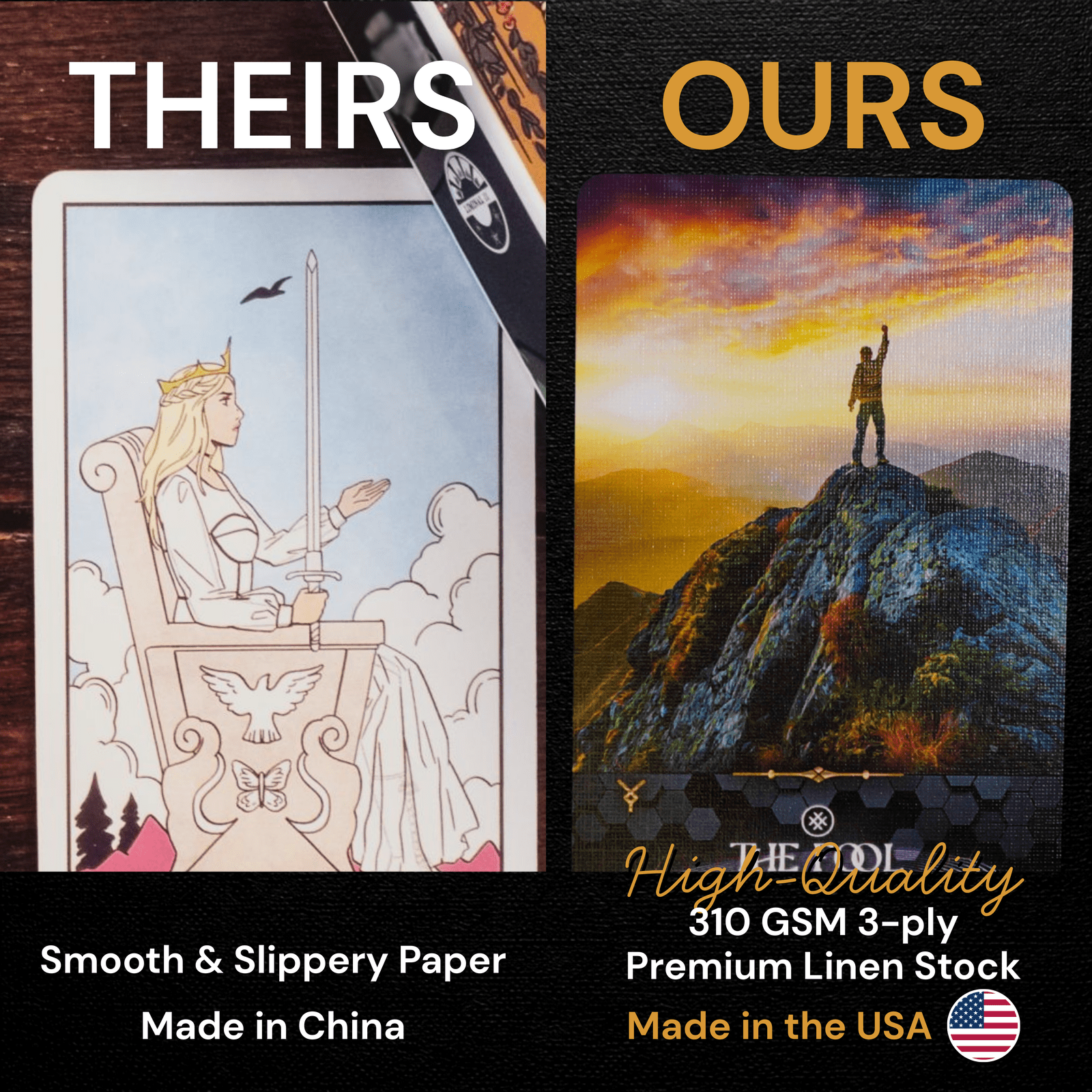Tarot Skills Star Kissed Tarot Deck, Tarot Cards with Meanings on Them Including “Golden Dawn” Astrology Zodiac and Planets, Keywords, Reversed, Elements
