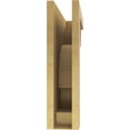 thumbnail image 4 of 7"W x 28"D x 28"H Thin Alma Rough Cedar Woodgrain TimberThane Corbel, Primed Tan, 4 of 6