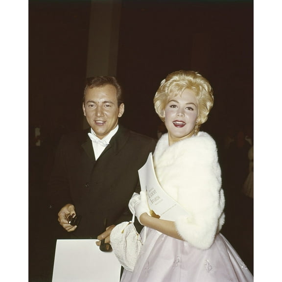 Bobby Darin And Sandra Dee Evening Glamour Outfit Candid 24X36 Classic Hollywood Poster