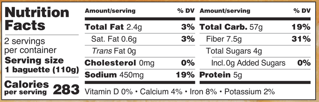 (3 pack) BFree Foods, Gluten Free, White (Bake at Home) Demi Baguettes, Size: 7.76oz, 2 Count