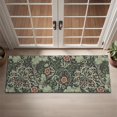 thumbnail image 2 of Bohemian Retro Floral Non-Slip Entryway Door Mat,Boho Indoor Decor Durable Low Plush Door Mat,Washable Welcome Rug for Patio Hallway Home Decor 16x47 Inches, 2 of 7