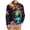 Black-2, variant on Men's Hawaiian Shirt Long Sleeve Button Down Casual Tropical Aloha Summer Vacation Beach Shirts Stylish with Pocket