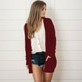 thumbnail image 4 of Ketyyh-chn99 Womens Fashion Oversized Knit Open Front Cardigan Sweater Jacket Coat ,2XL, 4 of 5
