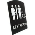 thumbnail image 3 of Lorell, LLR02673, Restroom Sign, 1 Each, Black, 3 of 4