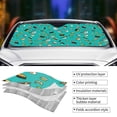 thumbnail image 5 of Disketp Windshield Sun Shade, Car Sun Shade For Front Window Sushi Sunshades Sun Visor Protector Blocks Uv Rays Foldable, 5 of 9