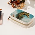thumbnail image 7 of Sea Horse Velvet Portable Jewelry Organizer Box with Removable Compartment - Gift and Jewelry Display, 7 of 7
