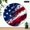 10x10in, variant on BCIIG    Silent Non Ticking Round Wall Clock, Grunge Flag Print, Wall art Decor Wall Decor for Linving Room - Lobby Corridor Dining Room Bedroom Office Classroom