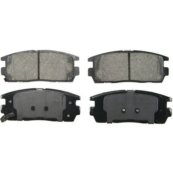 Rear Brake Pad Set - Compatible with 2007 - 2017 Chevy Equinox 2008 2009 2010 2011 2012 2013 2014 2015 2016