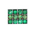 thumbnail image 1 of Toystoory Paquete de 12 bolas de Navidad, decoraciones de ambientes, fiesta, fotografía al aire libre, adornos de fondo, decoración reutilizable para el Kits de decoración para fiestas Verde Toystoory HA064842-01B, 1 of 6