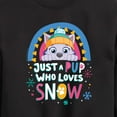 thumbnail image 3 of Paw Patrol - Just A Pup Who Loves Snow - Toddler And Youth Crewneck Fleece Sweatshirt, 3 of 6