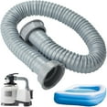 thumbnail image 1 of Sink Drain Pipe Plastic: Flexible Down Pipe Drain Hose Extension for Wash Basin, 1 of 5