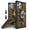 Deer Camo, variant on Tri-Shield 2.0 Compatible with iPhone 12/ 12 Pro 6.1" Rugged Case Cool Ventilation with Removable Ring Kickstand for Magnetic car mountOpen Port Ready Bike Mount -Blue