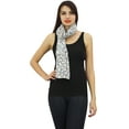 thumbnail image 4 of Phagun Polka Dot Print Cotton Voile Stole Shawl Women Neck Wrap Long Scarf-White, 4 of 5
