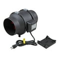 thumbnail image 2 of Jaxpety 6" Inch Inline Duct Fan Ventilation Plastic Fan Fits 6" Air Ducts, 2 of 10