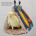 thumbnail image 3 of Hammock , Warm Triangular Bird  Hammock Acrylic Board Cotton Linen And Teddy Plush  For Living Room For Balcony, 3 of 8
