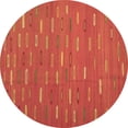 thumbnail image 1 of Ahgly Company Indoor Round Oriental Brown Traditional Area Rugs, 7' Round, 1 of 4