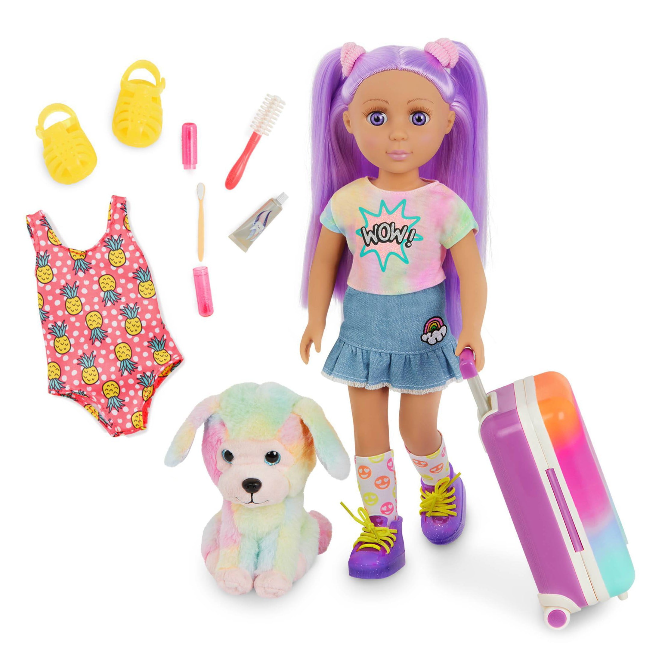 American Girl Movie Game Night Set for 18-inch Doll with Popcorn