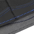 thumbnail image 3 of Fydun   Steering Wheel Cover   38cm/15inch Leather Steering Wheel Wrap Cover   Hand Stitching Embossing   Car Steering Wheel Cover Universal   With Needle And Thread Universal, 3 of 8