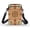 Floral Design, variant on HELLHERO Merry Christmas Adults Crossbody Small Bags Double-layer Polyester Unisex 4.33x1.97x7.09 for Outdoor Daily Use