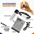 thumbnail image 2 of Riwcyla Dog training device Bark Collar for Dogs Waterproof IP67 Rechargeable Dog Color Light Training Collar for Small Medium Large Dogs with Beep, Vibration, Safe Shock Modes, 2 of 6