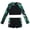 Green, variant on Happy Cherry Girls Long Sleeve Rash Guard Bathing Suit Kids Modest Swimwear 2 Piece Summer Surfing Swimming Costume 11-12 Years