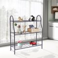 thumbnail image 5 of Miumaeov 3 Tier Metal Plant Stand Scrollwork Design Indoor and Outdoor Flower Rack, Home Storage Organizer Shelf Black, 5 of 12