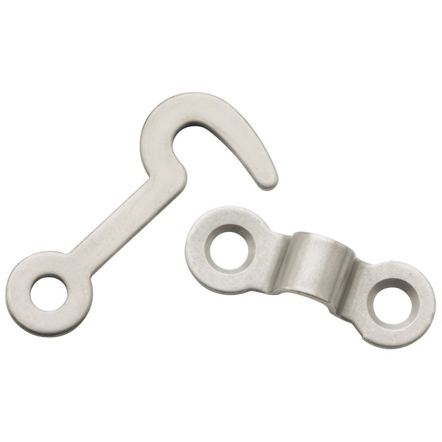 Hook/Staple NATIONAL MFG/SPECTRUM BRANDS HHI N211-017 en níquel satinado