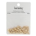 thumbnail image 3 of 9.5mm Gold Folding End Crimps by Bead Landing – Iron Cord Ends for Bracelets - Necklaces - Charms & DIY Jewelry Making - 672 Pieces (12 Packs of 56), 3 of 3