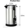 thumbnail image 6 of Yiwa 14L/18L Commercial Coffee Maker, Quick Brewing, Food Grade Stainless Steel, 100 Cups/120 Cups, 6 of 7