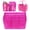 #2-Haute Pink, variant on Beach Bag Organizer Compatible with X Large Bogg Bag Accessories Inserts, Lightweight Mesh Insert Divider Pouch for Original XL Bogg Bags, Beach Tote Bags Insert for Organizing