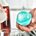 thumbnail image 3 of SPOORYYO Reusable Whiskey Ice Ball Maker - Round Spherical Ice Mold for Chilled Drinks, Food-Grade Silicone, Dishwasher Safe, 3 of 4