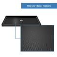 thumbnail image 4 of SlimLine 34 Inch D x 48 Inch W x 2-3/4 Inch H Center Drain Single Threshold Shower Base in Black, 4 of 4